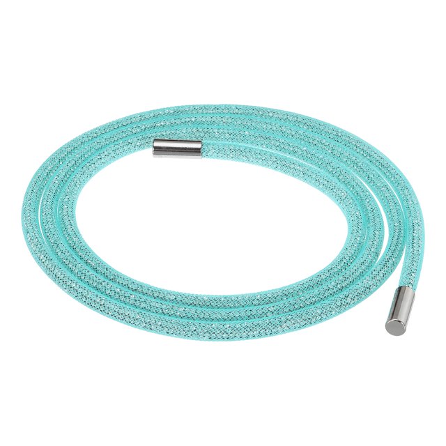 Cuerda de Tubo de Estrás de 1.5 Yarda 6 mm para Hacer Diamantes DIY Unique Bargains Malla Azul Diamante Blanco