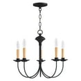 thumbnail image 2 of Livex Lighting Heritage Chandelier in Black, 2 of 9