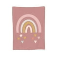 thumbnail image 6 of DouZhe Ultra-Soft Micro Fleece Lightweight Flannel Bed Blanket, Rainbow Hearts Kids Child Print Cozy Warm Throw Blankets, 60"x50", 6 of 7