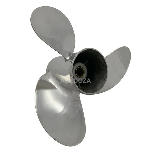 Boat Propeller 8.5x8.5 for Mercury Outboard 5-6HP Stainless Steel 12 Tooth OEM NO:48-897618A10 8 1/2x8 1/2