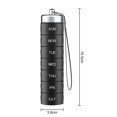 thumbnail image 3 of YAOMOBB Metal Holder Sturdy Waterproof Metal Weekly Organizer Box Portable Grid Design for Outdoor Supplies, 3 of 7