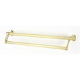 thumbnail image 3 of Alno A6525-25 Cube 25" Wide Double Rod Solid Brass Bathroom Towel Bar - Bronze, 3 of 5