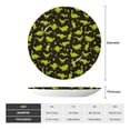 thumbnail image 2 of Kdxio Cute Cartoon Dinosaurs Green Silhouette Pattern Bone China Decorative Plate Ceramic Decorative Plate for Home Office Wall Stand Decorative Plates for Home Bedroom-7in, 2 of 6