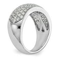 thumbnail image 6 of 14K White Gold Ring Band Wedding Diamond, Lab Grown Round, Size 8, 6 of 7