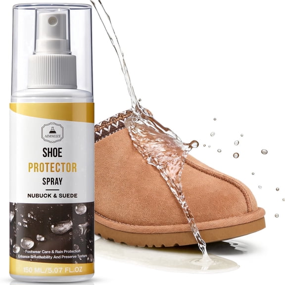 Waterproof Spray for Suede and Indoor Shoes Water Resistant and Stain Resistant Nano Waterproof Formula 5.07 oz, 1 Piece.