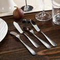 thumbnail image 5 of TEXIJUSO Premium 7" Louise Butter Knives: Set of 4, 18/10 Stainless Steel, Dishwasher Safe and Rust-Resistant (Hammered), 5 of 7