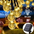 thumbnail image 2 of Guirnalda Solar Led Impermeable 7m 50 Focos Eleck 50pz, 2 of 8