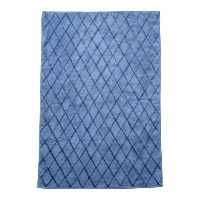 Face Towels for Bathroom and Hair Drying Mesh Corals Fleece Towel