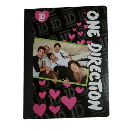 1d one direction 80 page composition notebook (graphics/color vary)