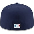 thumbnail image 4 of Men's New Era Navy/Light Blue Chicago Cubs 2021 City Connect 59FIFTY Fitted Hat, 4 of 4