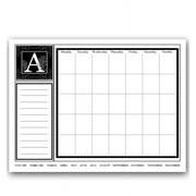 Ready2HangArt Monogram Monthly Dry Erase Calendar
