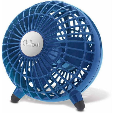 Chillout Usb Desk Fan Gf2jwmd1 Blue Walmart Com