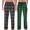 Black Plaid/Green Plaid, variant on Men's Cozy Microfleece Pajama Sleep Pants, 2-Pack, Sizes S-2XL