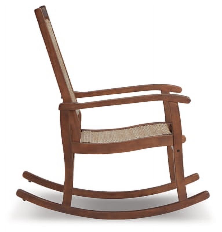 Signature Design by Ashley Casual Emani Rocking Chair  Brown/Natural - image 4 of 8