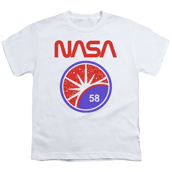 Nasa Stars Youth 18/1 T-Shirt White