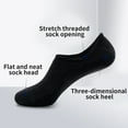 thumbnail image 4 of Hehanda 6 Pairs of Men's Summer Casual Breathable Boat Socks, 4 of 5