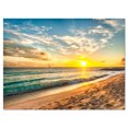 thumbnail image 2 of Plage Blanche à l'Le de Barbados - Uvre d'Art Moderne sur Toile, 2 of 3