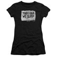 thumbnail image 2 of They Live - We Sleep - Juniors Teen Girls Cap Sleeve Shirt - Large, 2 of 2