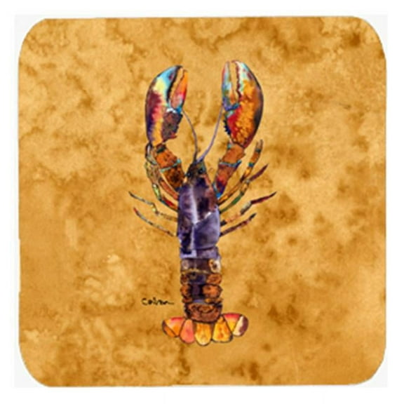 Lobster Foam Coasters - Set 4, 3.5 x 3.5 In.