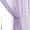 Lilac-52"W x 63"L (Pack of 2), variant on Pom-pom Sheer Curtains For Kid's Room 63" Linen Textured Volie Window Curtain Panels Lilac 52" W 1 Pair