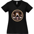 thumbnail image 3 of Inktastic English Bulldog Gift for Dog Lover Women's Plus Size V-Neck T-Shirt, 3 of 5