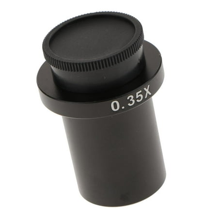 Image of 0.35X Reduction Eyepiece Auxiliary Lens Adapter For Industry C-Mount Video Camera - Black