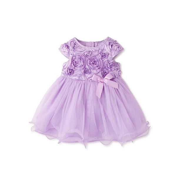Wonder Nation Baby Girl Easter Soutache Dress - Walmart.com