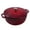 Cherry, variant on Staub Cast Iron Essential French Oven, Dutch Oven, 5-quart, serves 5-6, Made in France - Cherry