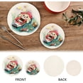 thumbnail image 3 of SKYSONIC Nutcracker Christmas Watercolor Pot Holders Trivets, 2 Pcs Heat Resistant Trivets, Cotton Thread Weave Mats for Hot Pads Pans Pot Bowl Teapot for Kitchen Decor, 3 of 7