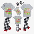 thumbnail image 1 of Pijamas familiares a juego de Navidad, conjuntos de pijamas grises Just Who Loves Christams In July, 1 of 3