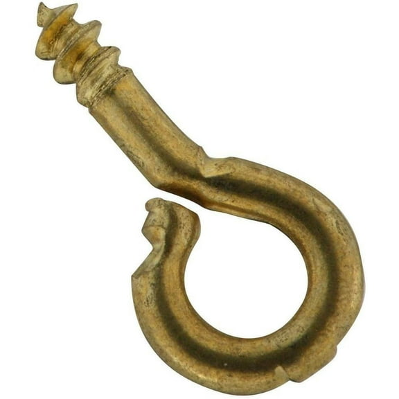 National Hardware N118-620 V2011 Screw Eyes in Solid Brass, 7 pack