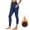 Navy, variant on Kukoosong Yoga Pants for Women, Women's Workout Out Pocket Leggings, Fitness Sports Running Yoga Athletic Pants, Workout Athletic Leggings
