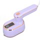 thumbnail image 5 of Mini máquina de planchar para ropa Plancha de vapor portátil de viaje con rotación de 180 grados con tanque de agua de 100 ml para uso húmedo y seco Púrpura Enchufe de EE. UU. 110 V, 5 of 5