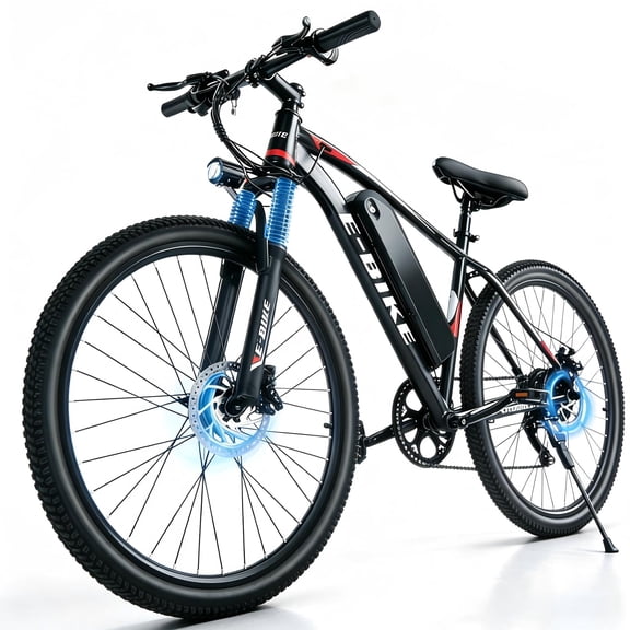 26"Electric Bike for Adults,Electric Mountain Bike 432Wh Internal Battery & LCD Display, with 7-Speed, 20MPH,Ebike,720W (Peak) Motor Commuter Electric Bicycle,UL2849