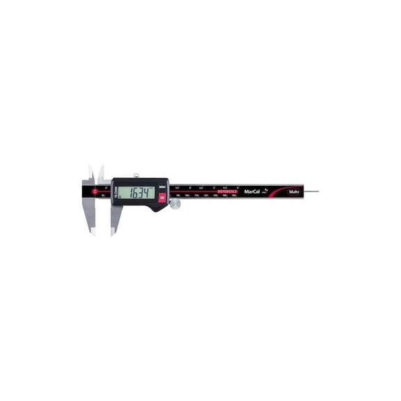 Mahr Digital Caliper, 0.0005in.Res, 40mm Jaw D 4103301