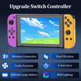 thumbnail image 6 of Switch Controller for Nintendo Switch, Switch Remote Control supports Dual Vibration/Motion Control/Screenshot/Wake-up, 6 of 8