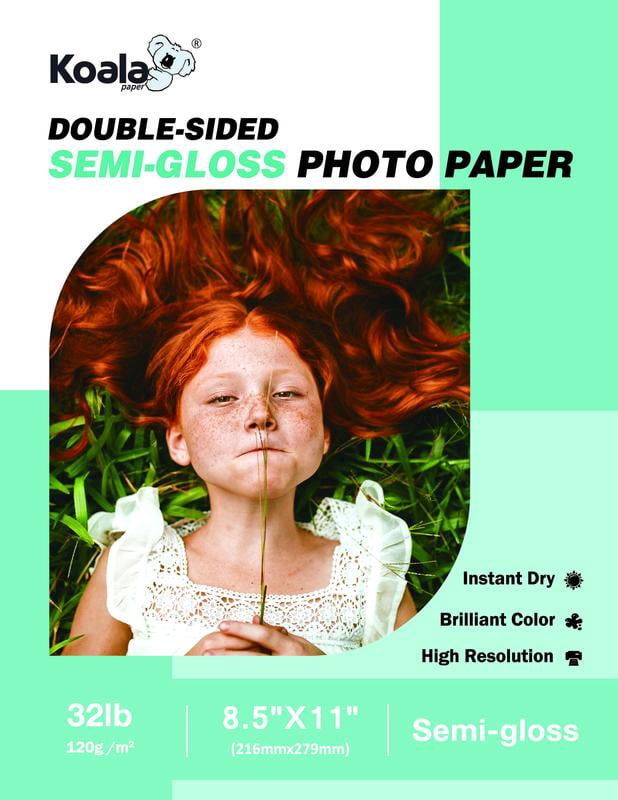 KOALA A4 Matte Laser Photo Paper – 200gsm, 100 Sheets, Double-Sided For Professional Photos, Brochures, Cards & More-282239