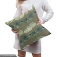 thumbnail image 5 of Ambesonne Jungle Fabric by the Yard Upholstery, Tropical Atmosphere Forest, 10 Yards, Sage Green Slate Blue, 5 of 5