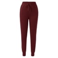 thumbnail image 3 of Sngxgn Women Pants Stretchy Work Slacks Casual Straight Leg Trousers with Pockets(,XL), 3 of 9