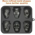 thumbnail image 7 of Halloween Skull Cake Pan Silicone Large Size Skull Baking Molds，Baking Skull Cake Molds for Chocolate, Pudding,Cakes,Jello, Candy, 7 of 7