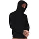 thumbnail image 2 of Sudadera con capucha para hombre, de manga larga, con cordón, para hombre, ajuste regular, con capucha, para cubrir la cara, 2 of 4