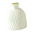 thumbnail image 2 of deevoka 4xFlower Vase Gift Art Crafts Plastic Vase for Centerpiece Desktop Living Room White, 2 of 9