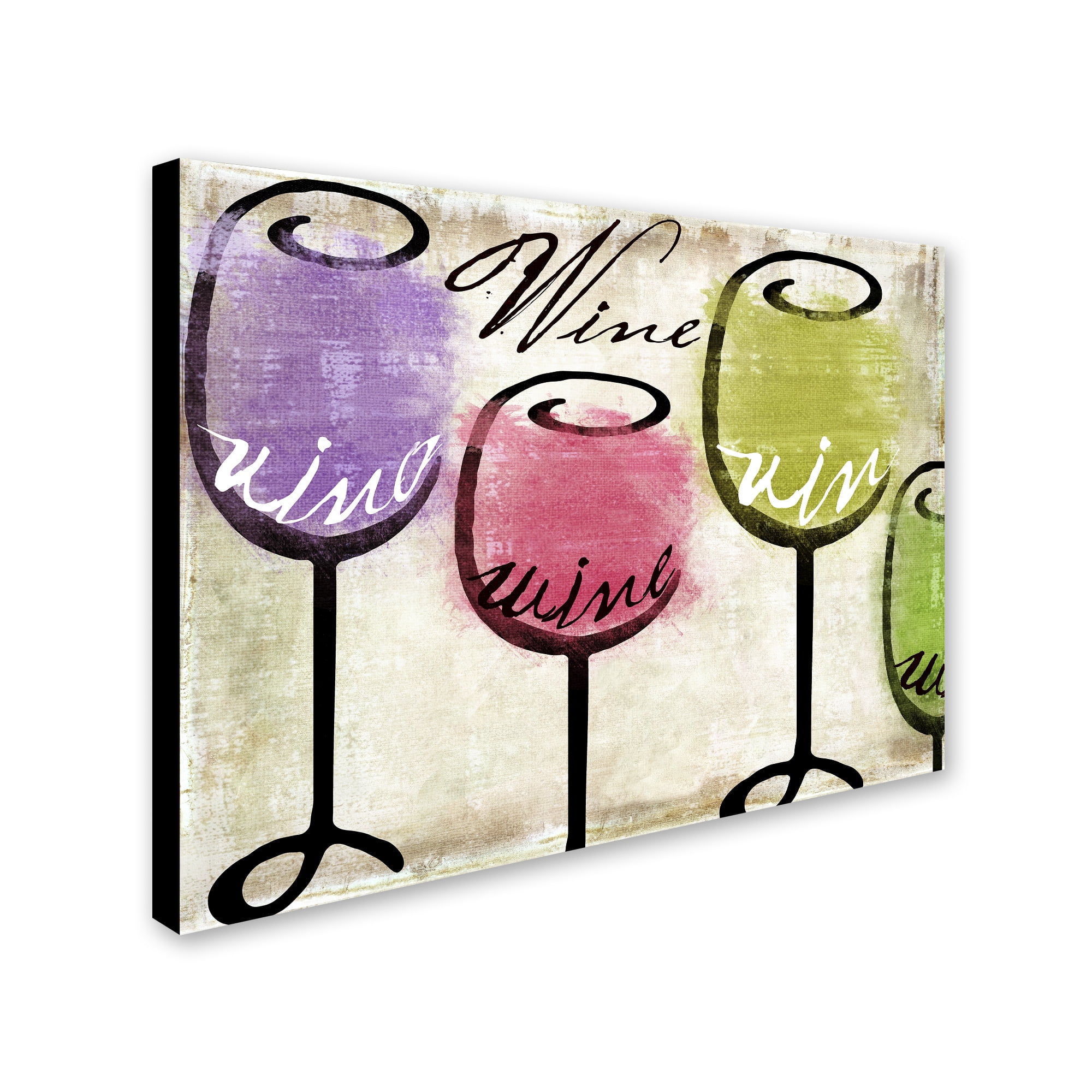 Trademark Fine Art "Wine Tasting III" Canvas Art by Color Bakery