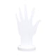 thumbnail image 4 of Maniquí de mano, modelo de joyería, soporte para exhibición de pulseras y collares de madera. blanco, 4 of 9