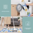 thumbnail image 6 of Blue Daisy Flower Green Leaves Pattern Kitchen Rugs Sets Of 3,Kitchen Runner Rugs Non Skid Washable,Decorative Kitchen Floor Mats for Kitchen,Sink,Laundry,17"x30"+ 17"x47" + 17"x59", 6 of 6
