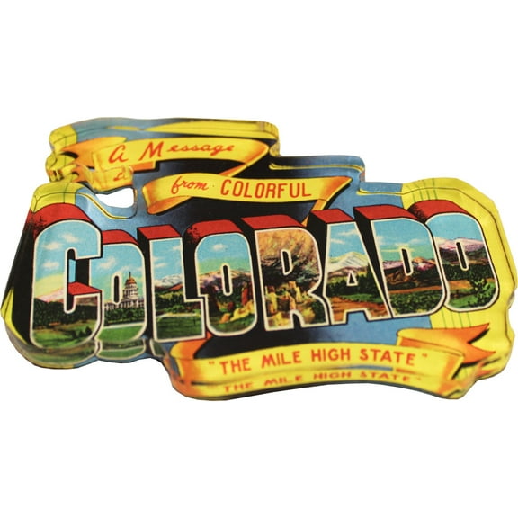 Colorado Acrylic Postcard Magnet