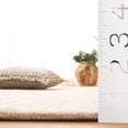 thumbnail image 4 of SAFAVIEH Ebony Magdalena Solid Area Rug, Beige/Ivory, 6' x 6' Square, 4 of 10