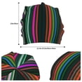 thumbnail image 4 of Logiee Colorful Stripes Print Unisex Knit Beanie for Men Women Winter Hat,Beanies Skull Caps, 4 of 7