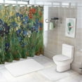 thumbnail image 6 of JEUXUS Simulation Painted Texture Gogh Famous Classic Shower Curtain for Bathroom White, 6 of 6