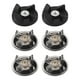thumbnail image 3 of 4 Plastic Gear Base + 2 Rubber Gear for Magic 250W Blender Parts, 3 of 5